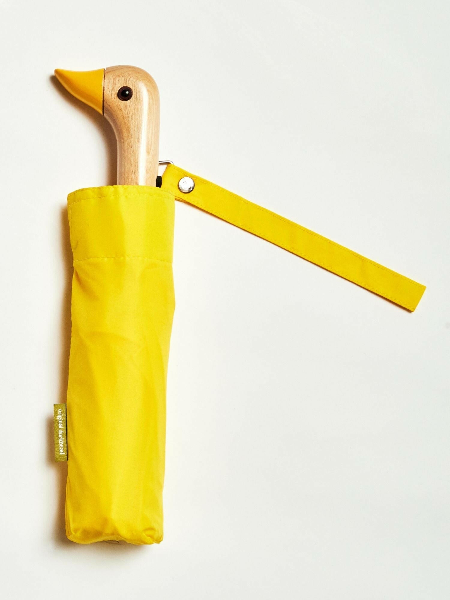 Original Duckhead - Regenschirm mit Entenkopf | Yellow - ROSA ECK - Gelb, Umweltfreundlich,