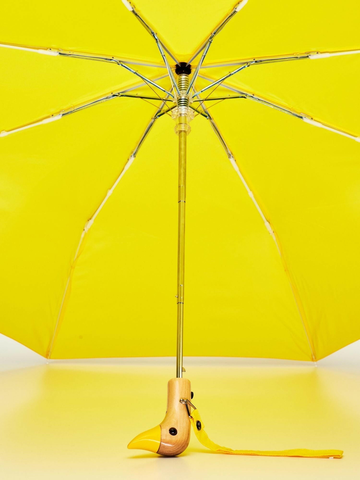Original Duckhead - Regenschirm mit Entenkopf | Yellow - ROSA ECK - Gelb, Umweltfreundlich,
