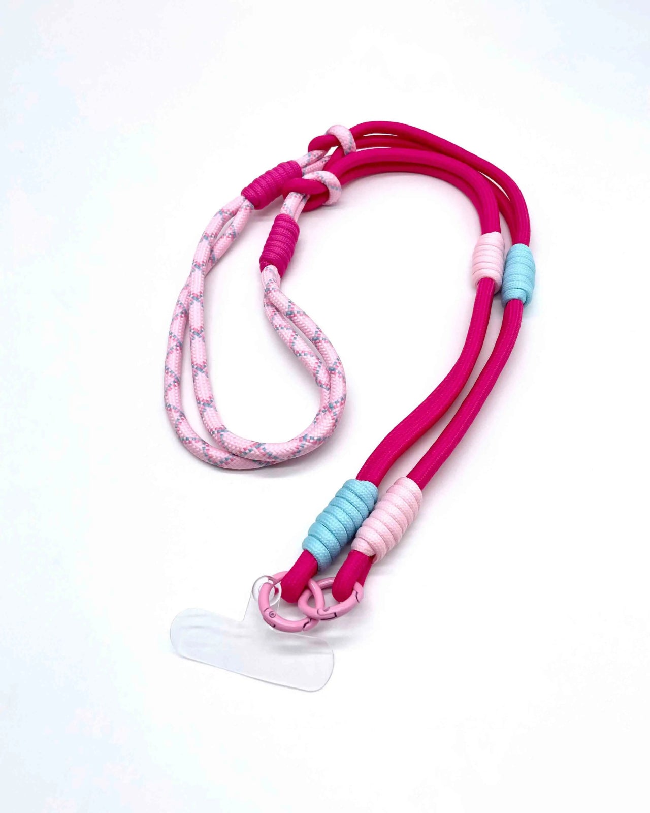 Parsley & Pepper - PORTOFINO 17 Handykette lang • Pink/Blau - Handykette - ROSA ECK Concept Store
