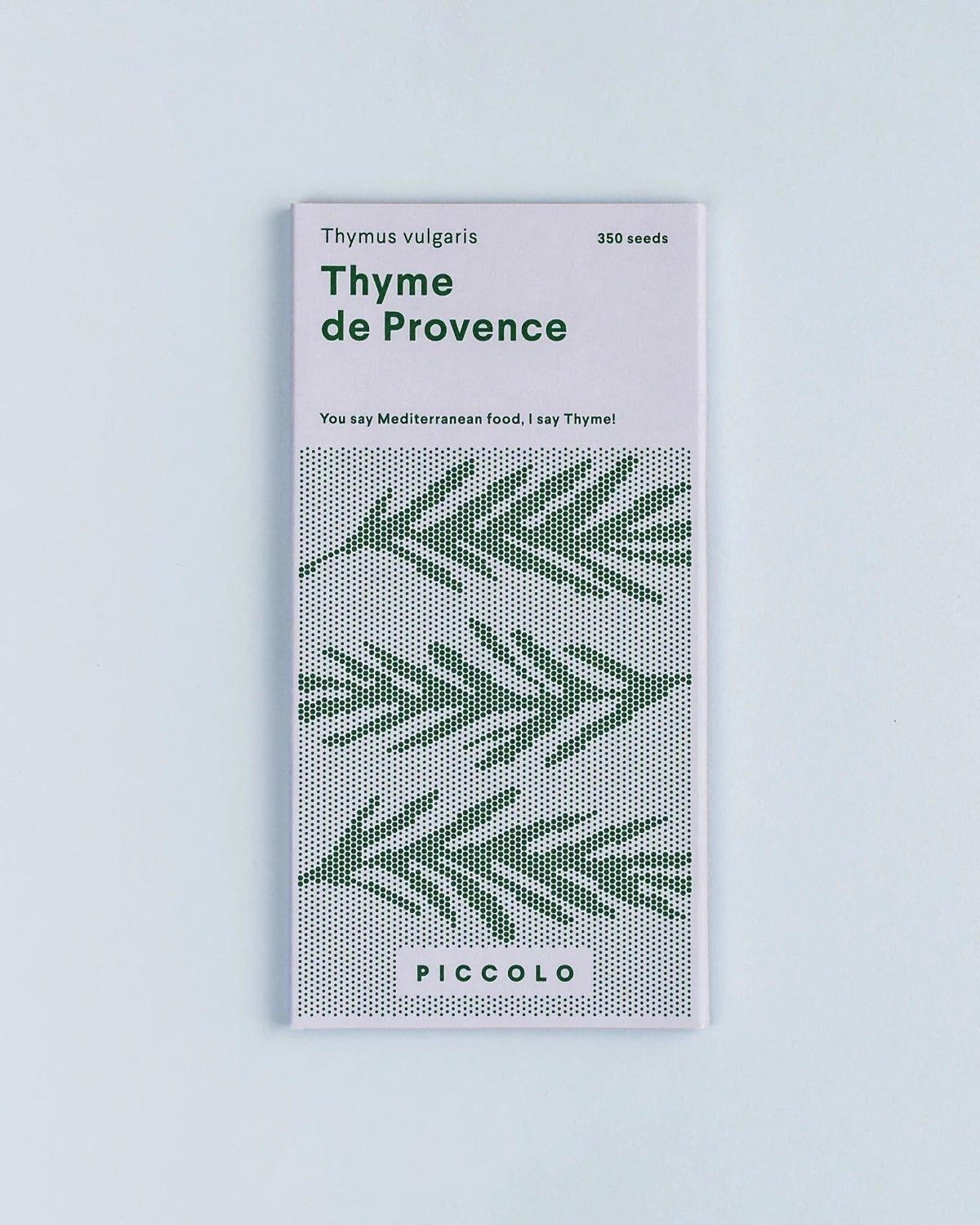 Piccolo Seeds - THYME De Provence Saatgut für Thymian - Saatgut - ROSA ECK Concept Store