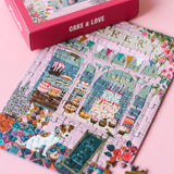 Piecely Puzzles - CAKE & LOVE Mini - Puzzle - ROSA ECK - , ,
