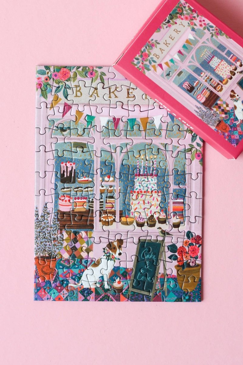Piecely Puzzles - CAKE & LOVE Mini - Puzzle - ROSA ECK - , ,