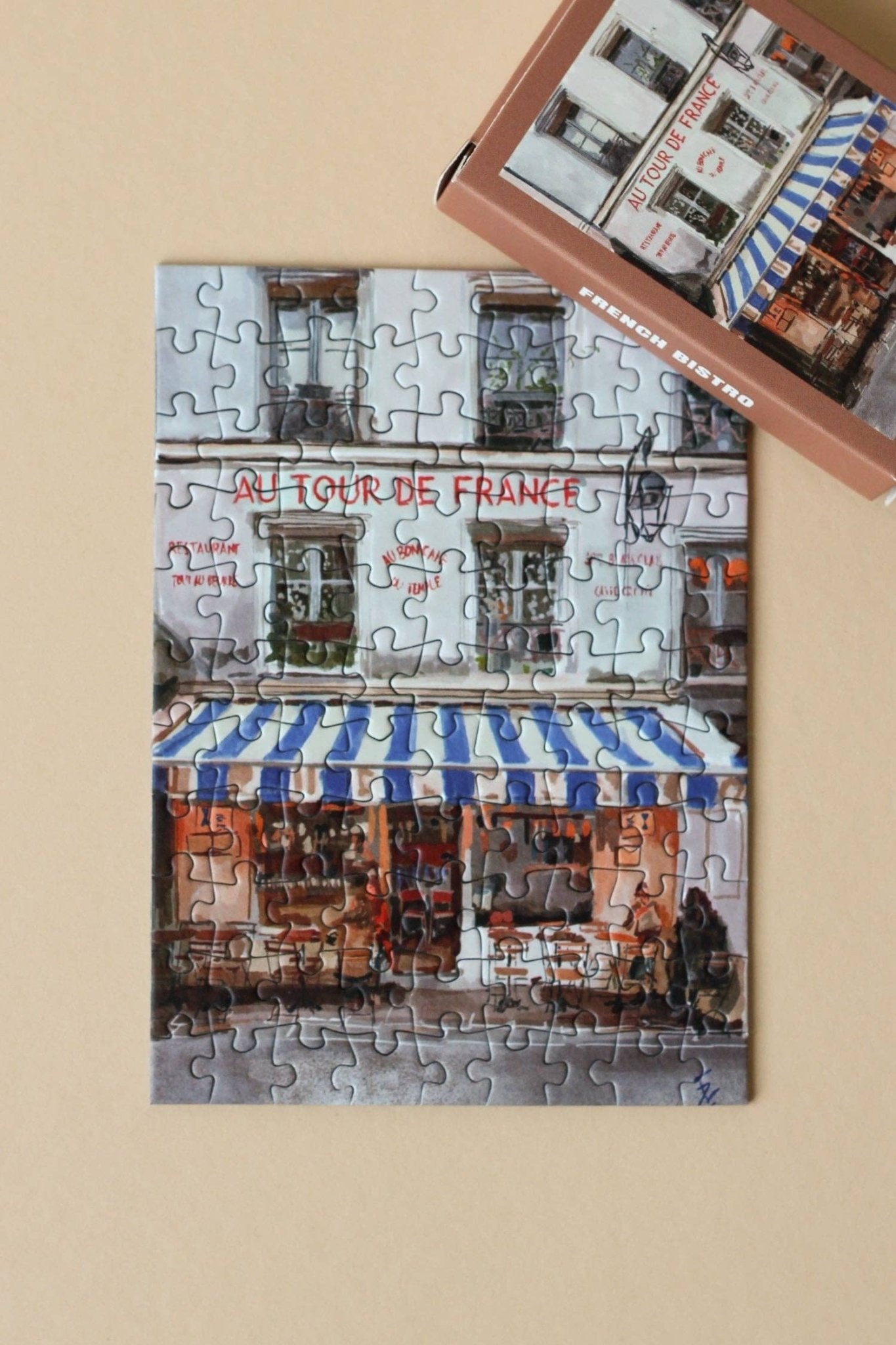 Piecely Puzzles - FRENCH BISTRO Mini - Puzzle - ROSA ECK - , ,