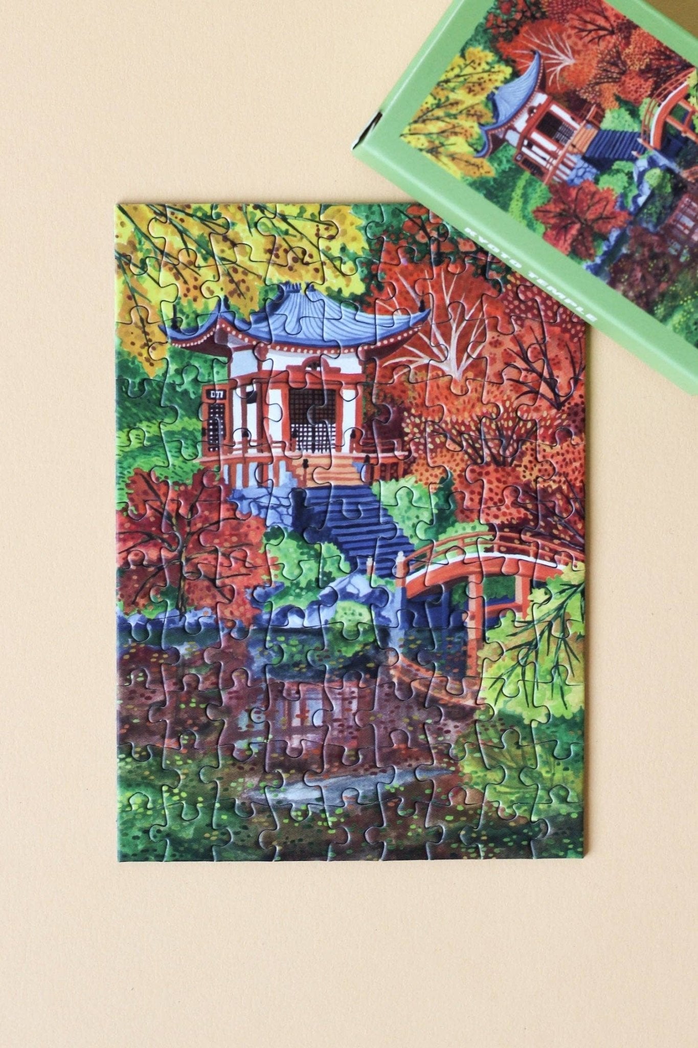 Piecely Puzzles - KYOTO TEMPLE Mini - Puzzle - ROSA ECK - , ,
