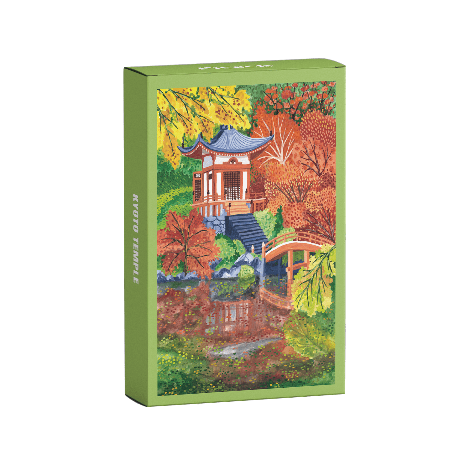 Piecely Puzzles - KYOTO TEMPLE Mini - Puzzle - ROSA ECK - , ,