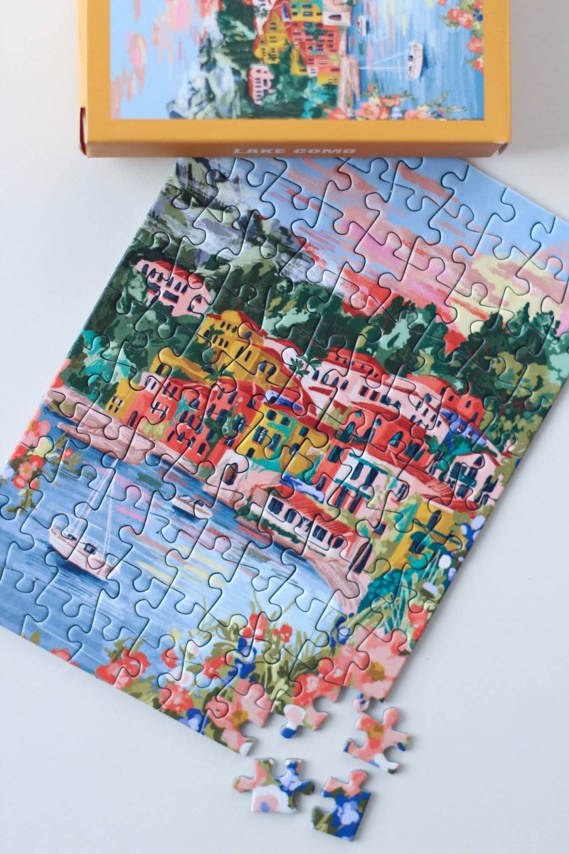 Piecely Puzzles - LAKE COMO Mini - Puzzle - ROSA ECK - , ,
