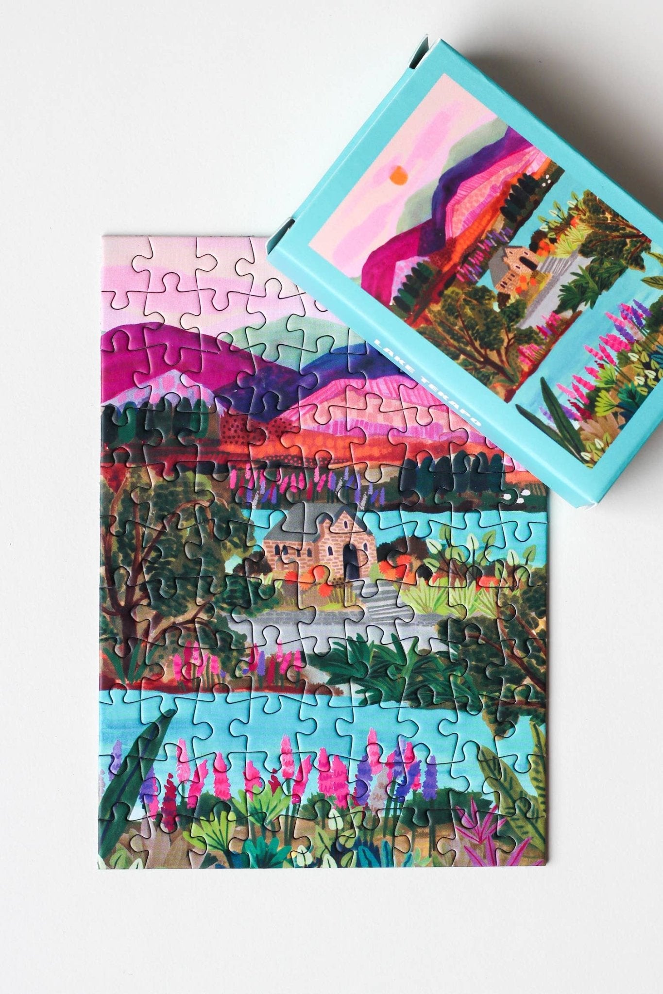 Piecely Puzzles - LAKE TEKAPO Mini - Puzzle - ROSA ECK - , ,