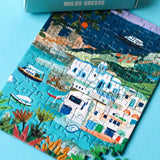 Piecely Puzzles - MILOS GREECE Mini - Puzzle - ROSA ECK - , ,