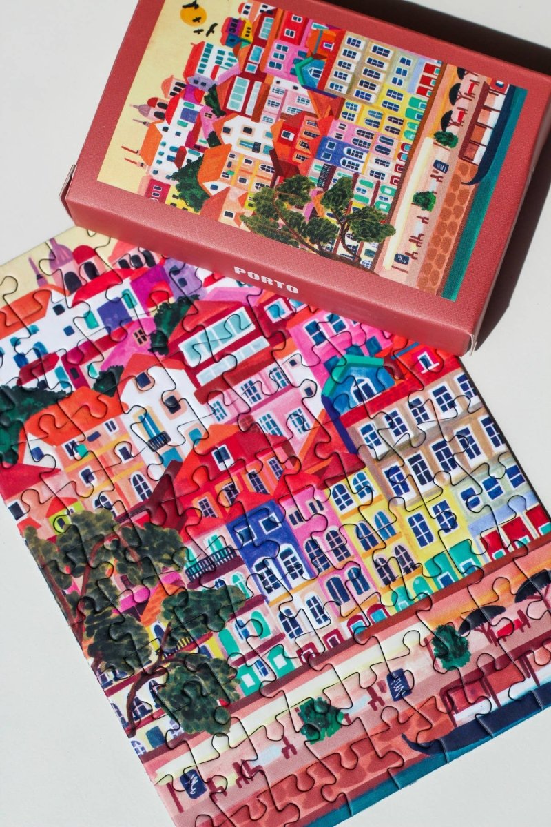 Piecely Puzzles - PORTO Mini - Puzzle - ROSA ECK - , ,