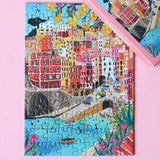 Piecely Puzzles - RIOMAGGIORE Mini - Puzzle - ROSA ECK - , ,