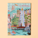Piecely Puzzles - SAN FRANCISCO Mini - Puzzle - ROSA ECK - , ,