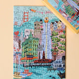 Piecely Puzzles - SAN FRANCISCO Mini - Puzzle - ROSA ECK - , ,