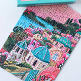 Piecely Puzzles - SANTORINI SUN Mini - Puzzle - ROSA ECK - , ,