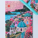 Piecely Puzzles - SANTORINI SUN Mini - Puzzle - ROSA ECK - , ,