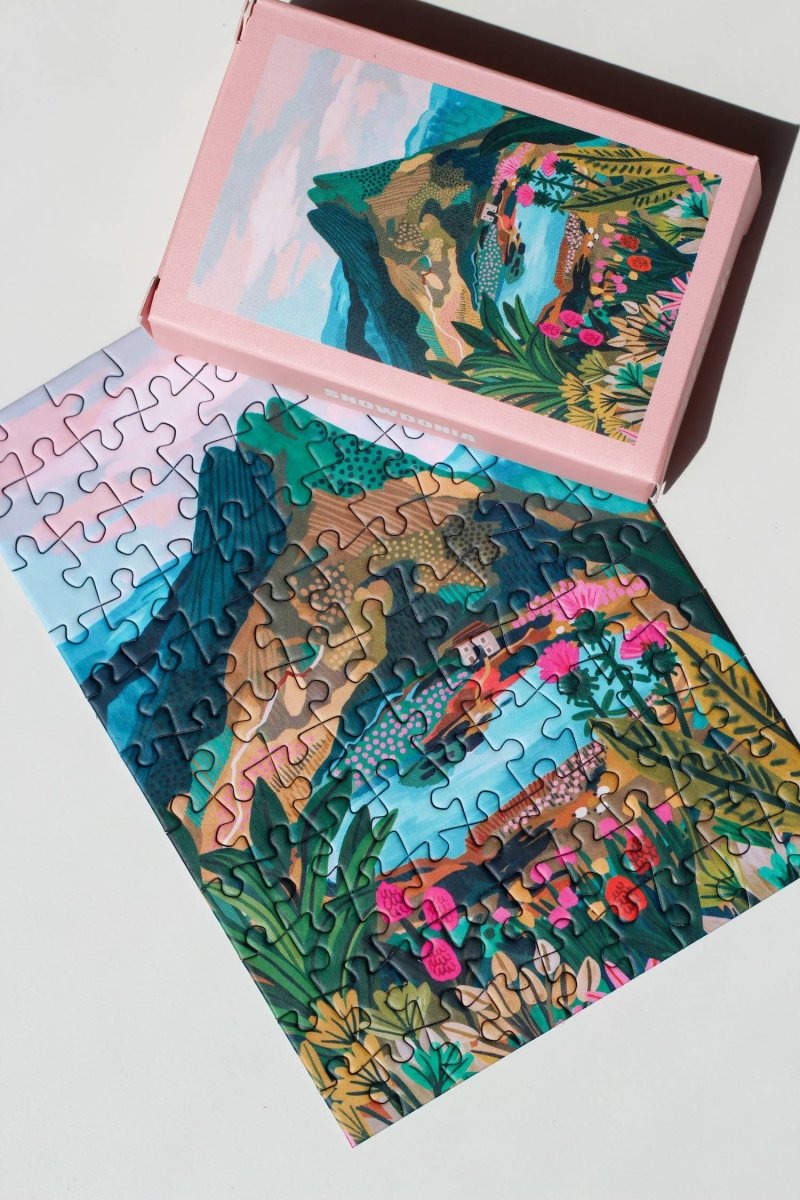 Piecely Puzzles - SNOWDONIA Mini - Puzzle - ROSA ECK - , ,