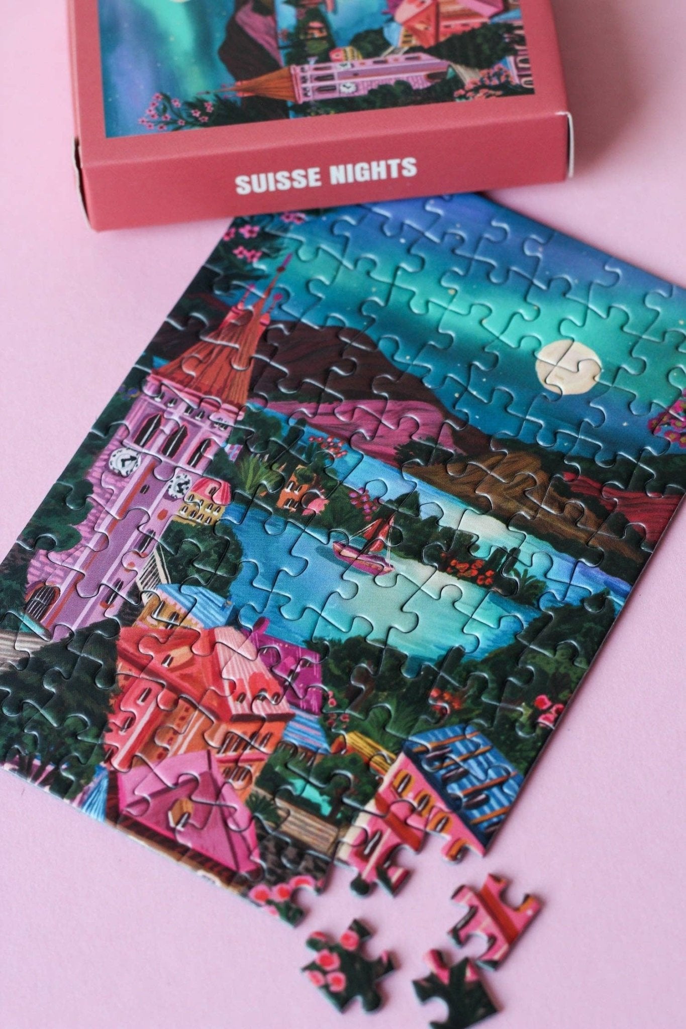 Piecely Puzzles - SUISSE NIGHTS Mini - Puzzle - ROSA ECK - , ,