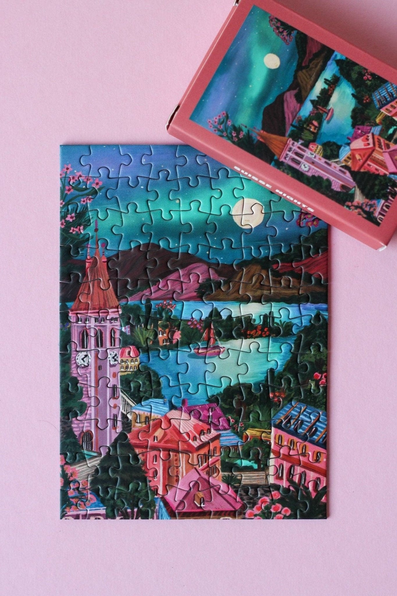 Piecely Puzzles - SUISSE NIGHTS Mini - Puzzle - ROSA ECK - , ,