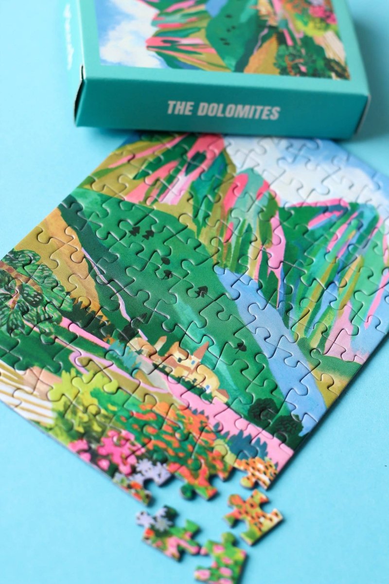 Piecely Puzzles - THE DOLOMITES Mini - Puzzle - ROSA ECK - , ,