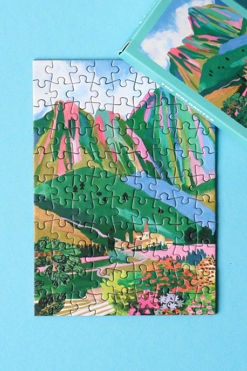 Piecely Puzzles - THE DOLOMITES Mini - Puzzle - ROSA ECK - , ,
