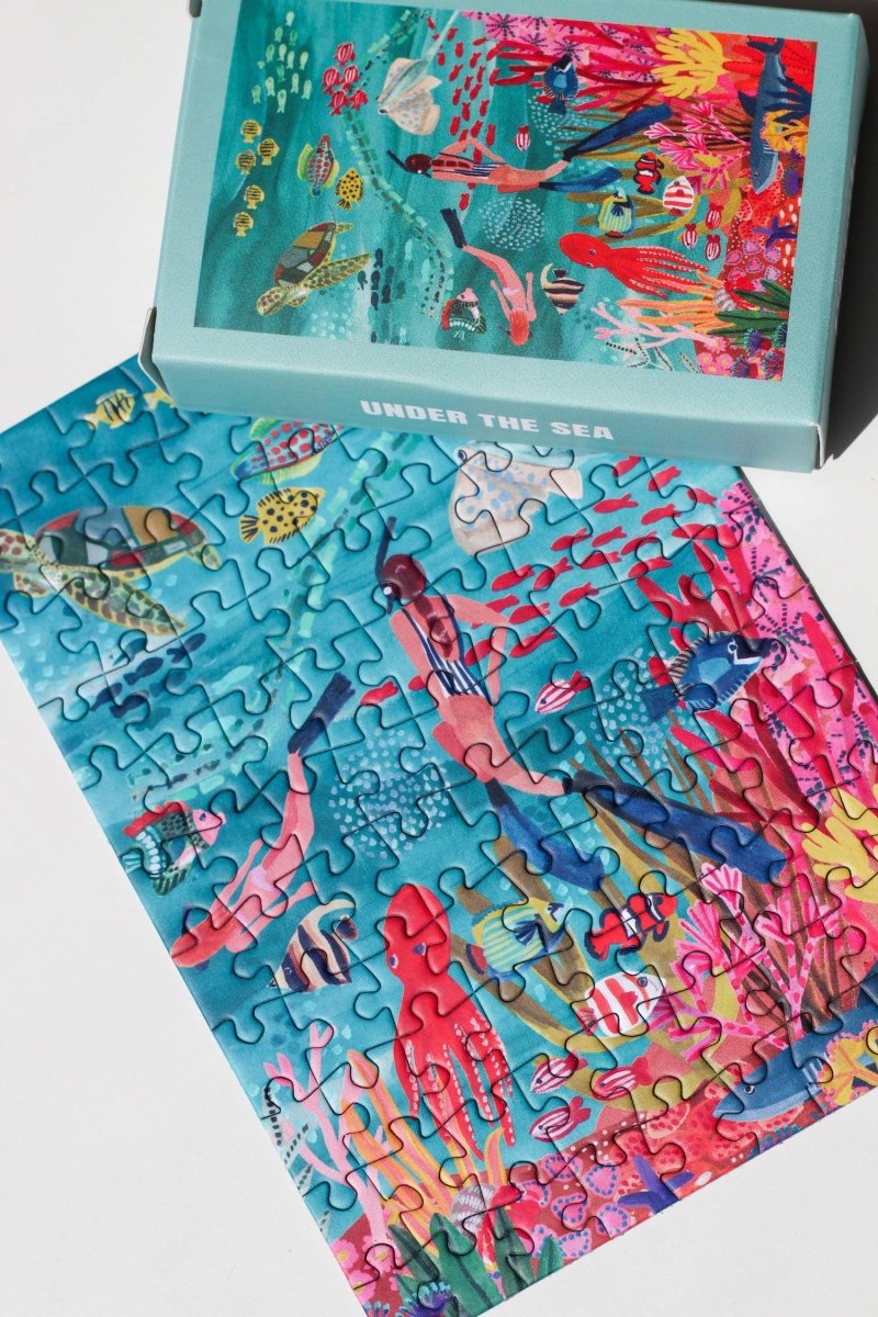 Piecely Puzzles - UNDER THE SEA Mini - Puzzle - ROSA ECK - , ,