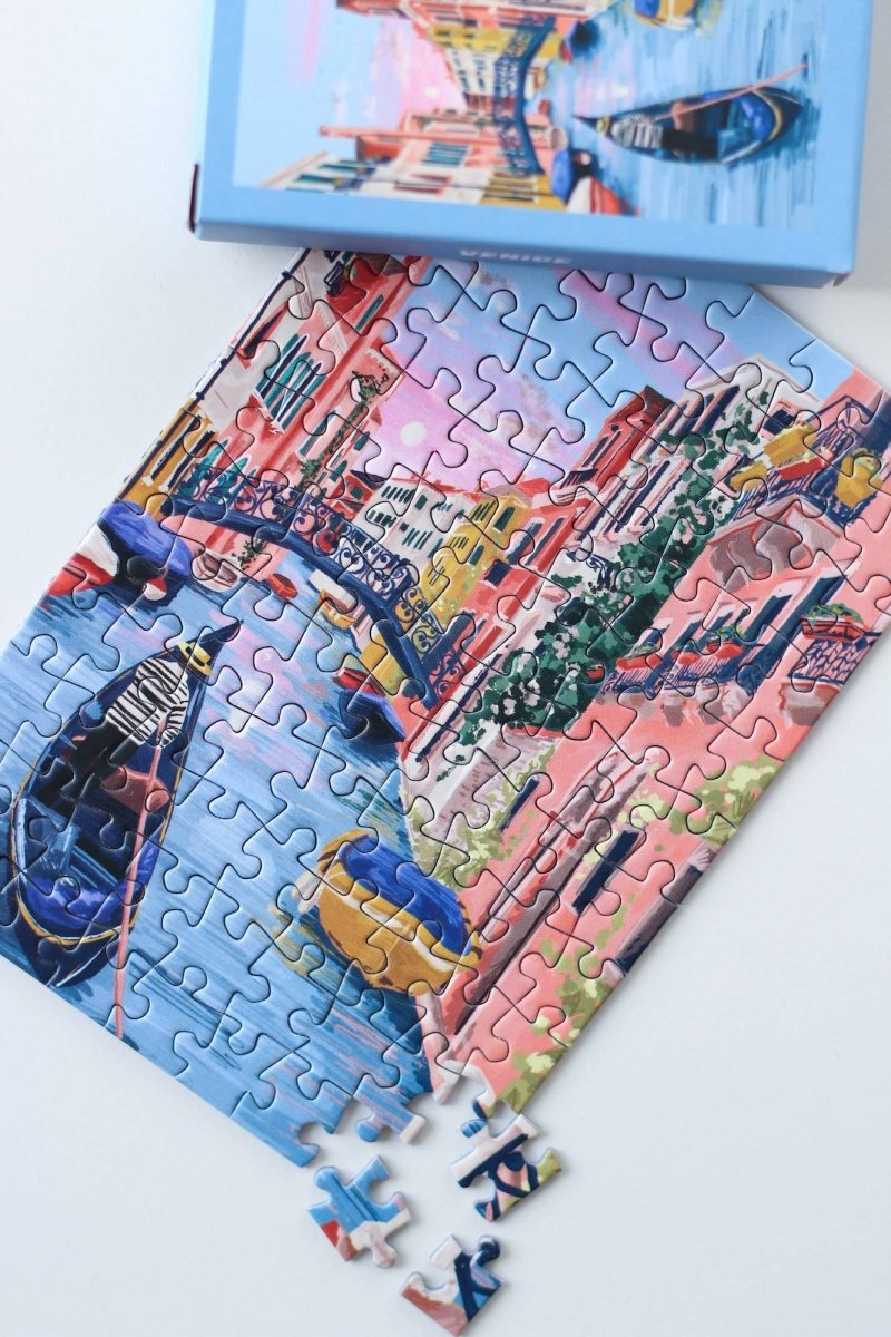 Piecely Puzzles - VENICE Mini - Puzzle - ROSA ECK - , ,