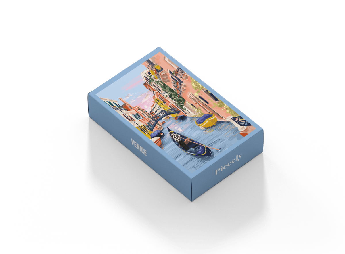 Piecely Puzzles - VENICE Mini - Puzzle - ROSA ECK - , ,