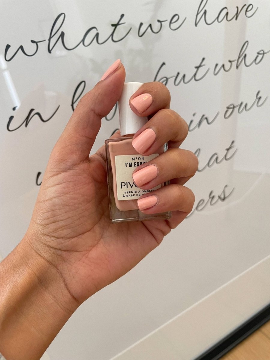 PIVOLEA - I'M ENOUGH Nagellack Kirschblütenrosa - ROSA ECK - , ,