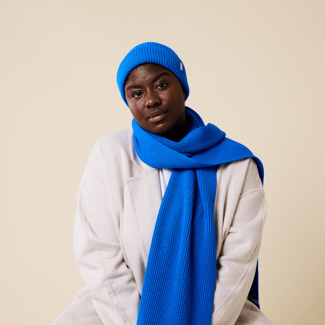 popeia - Beanie aus Merinowolle | Blau - ROSA ECK - Blau, ,