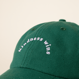 popeia - KINDNESS Cap | Dunkelgrün - ROSA ECK - , ,