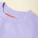 popeia - KINDNESS Sweater aus Bio - Baumwolle | Lila - ROSA ECK - , ,