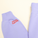 popeia - KINDNESS Sweater aus Bio - Baumwolle | Lila - ROSA ECK - , ,