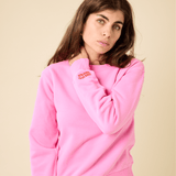 popeia - KINDNESS Sweater aus Bio - Baumwolle | Pink - ROSA ECK - , ,