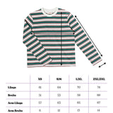 popeia - Langarmshirt aus Bio - Baumwolle • Dunkelgrün/Bordeaux - Langarmshirt - ROSA ECK