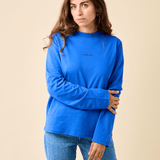 popeia - Langarmshirt aus Bio - Baumwolle | Königsblau - ROSA ECK - Basic, ,