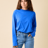 popeia - Langarmshirt aus Bio - Baumwolle | Königsblau - ROSA ECK - Basic, ,