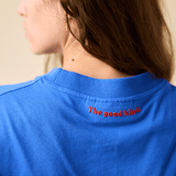 popeia - Langarmshirt aus Bio - Baumwolle | Königsblau - ROSA ECK - Basic, ,