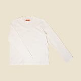 popeia - Langarmshirt aus Bio - Baumwolle | Off - White - Langarmshirt - ROSA ECK Concept Store