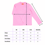 popeia - Langarmshirt aus Bio - Baumwolle | Pink - ROSA ECK - Basics, ,