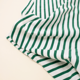 popeia - Langarmshirt Gestreift aus Bio - Baumwolle | Grün/Weiß - ROSA ECK - Grün, Streifen,
