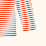 popeia - Langarmshirt Gestreift aus Bio - Baumwolle | Popeia Rot/Off - White - Langarmshirt - ROSA ECK Concept Store