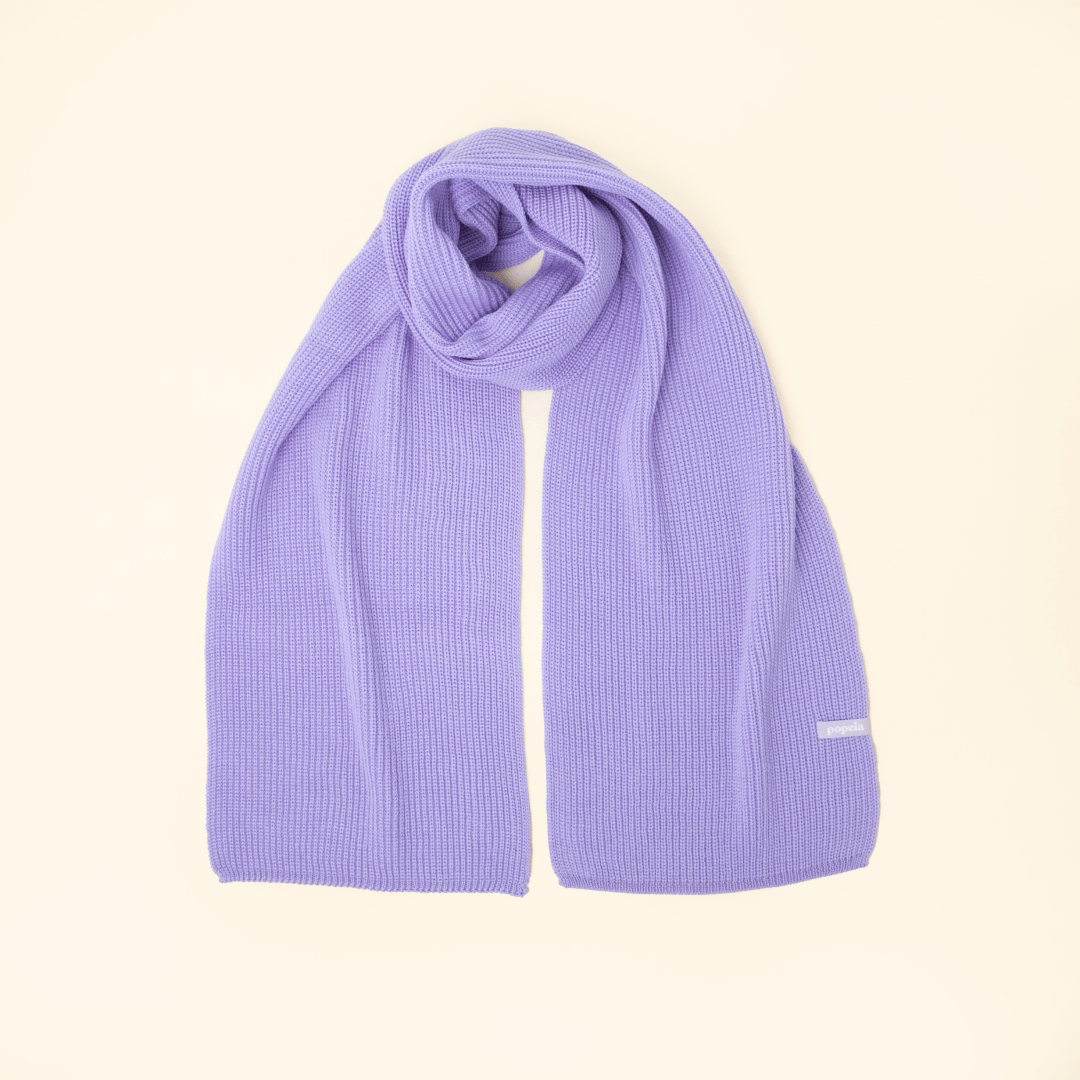 popeia - Schal aus Merinowolle | Lila - ROSA ECK - , ,