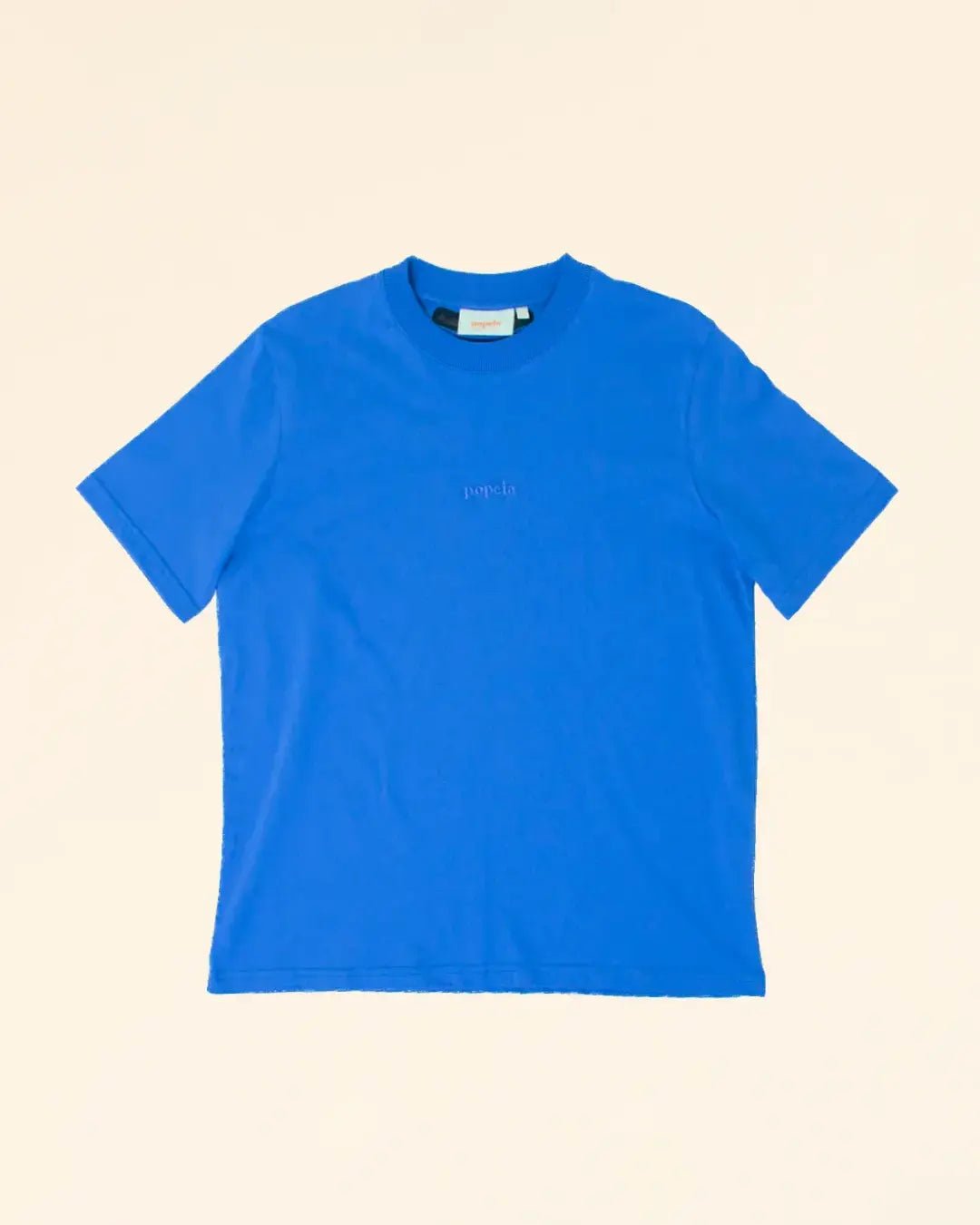 popeia - T-Shirt aus Bio - Baumwolle | Königsblau - T-Shirt - ROSA ECK Concept Store