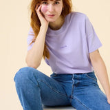 popeia - T-Shirt aus Bio - Baumwolle | Lila - T-Shirt - ROSA ECK Concept Store