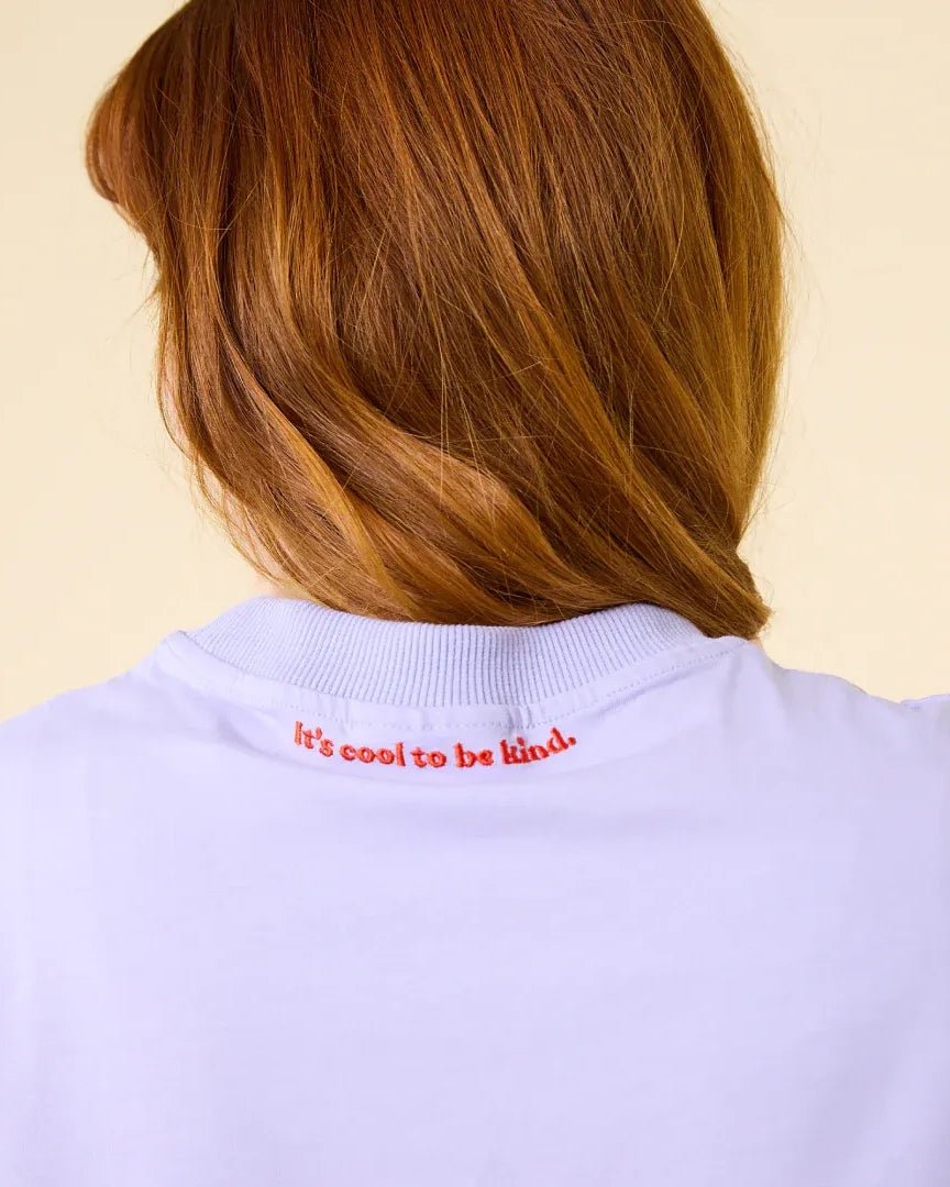 popeia - T-Shirt aus Bio - Baumwolle | Lila - T-Shirt - ROSA ECK Concept Store