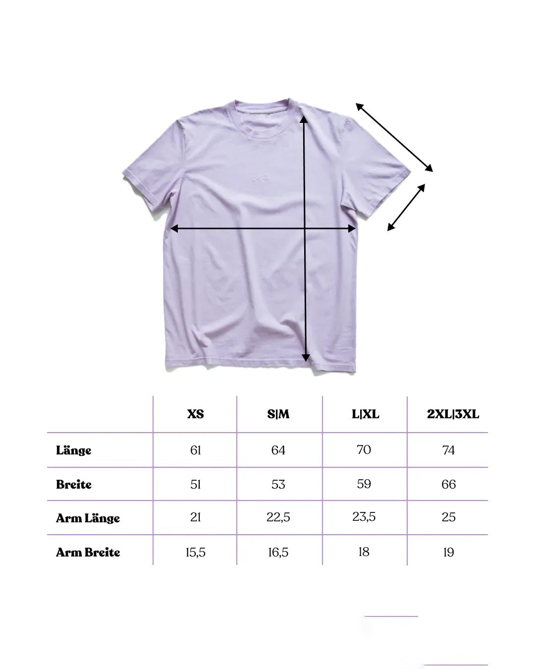 popeia - T-Shirt aus Bio - Baumwolle | Lila - T-Shirt - ROSA ECK Concept Store