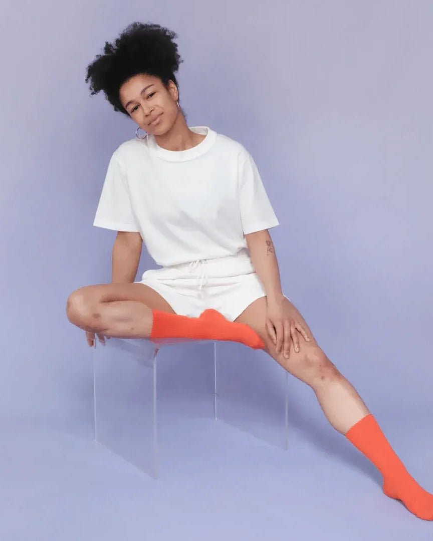 popeia - T-Shirt aus Bio - Baumwolle | Off - White - T-Shirt - ROSA ECK Concept Store