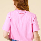 popeia - T-Shirt aus Bio - Baumwolle | Pink - T-Shirt - ROSA ECK Concept Store