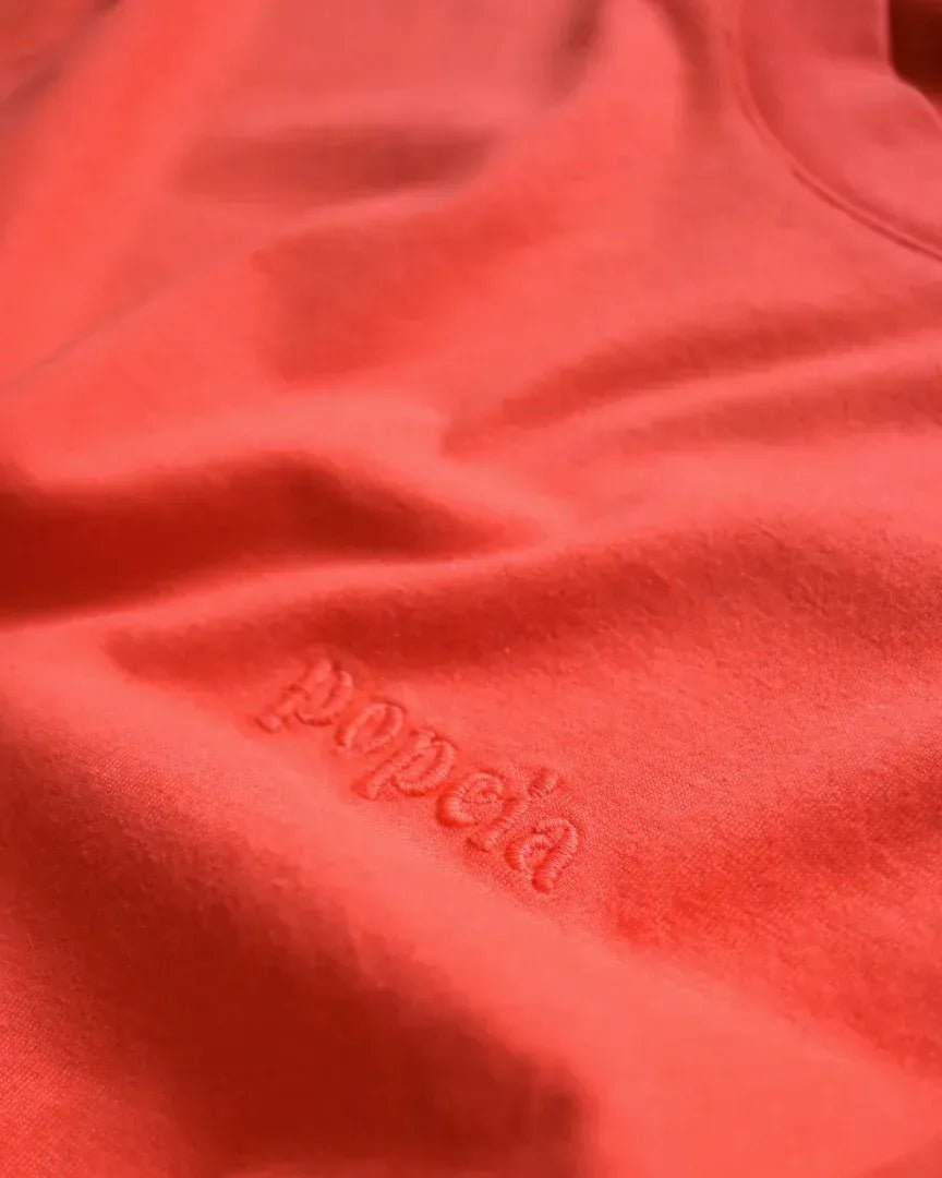 popeia - T-Shirt aus Bio - Baumwolle • Rot - T-Shirt - ROSA ECK Concept Store