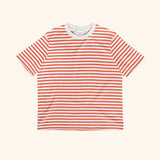 popeia - T-Shirt Gestreift aus Bio - Baumwolle | Popeia Rot/Off - White - T-Shirt - ROSA ECK Concept Store