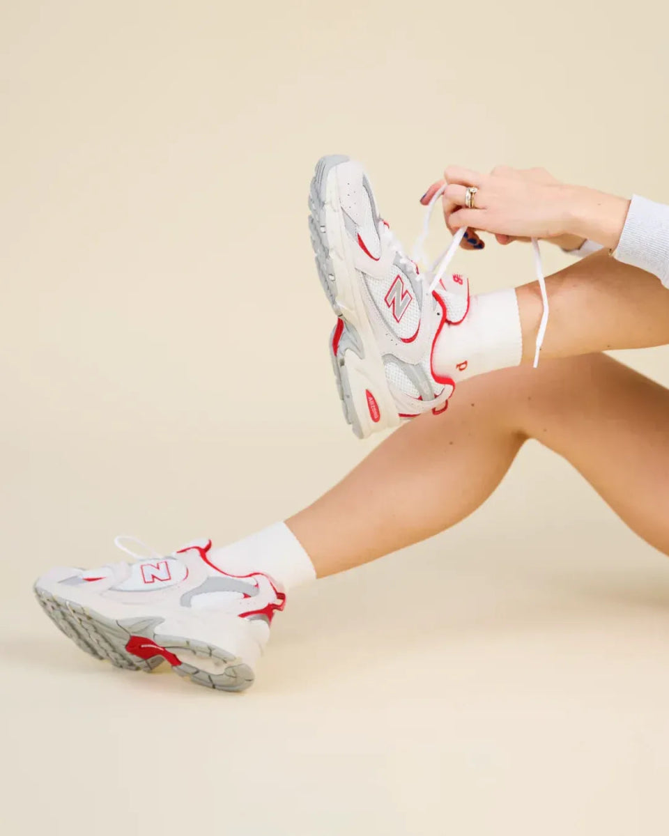 popeia - THE CASUAL Ankle Socken aus Bio - Baumwolle • Off - White - Socken - ROSA ECK Concept Store
